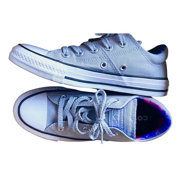 Converse Women's CT AS Madison OX Wolf Grey/White/Blk Sneakers - Picture 8 of 10